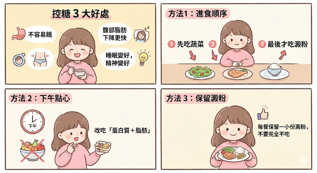 控糖的 3 大好處