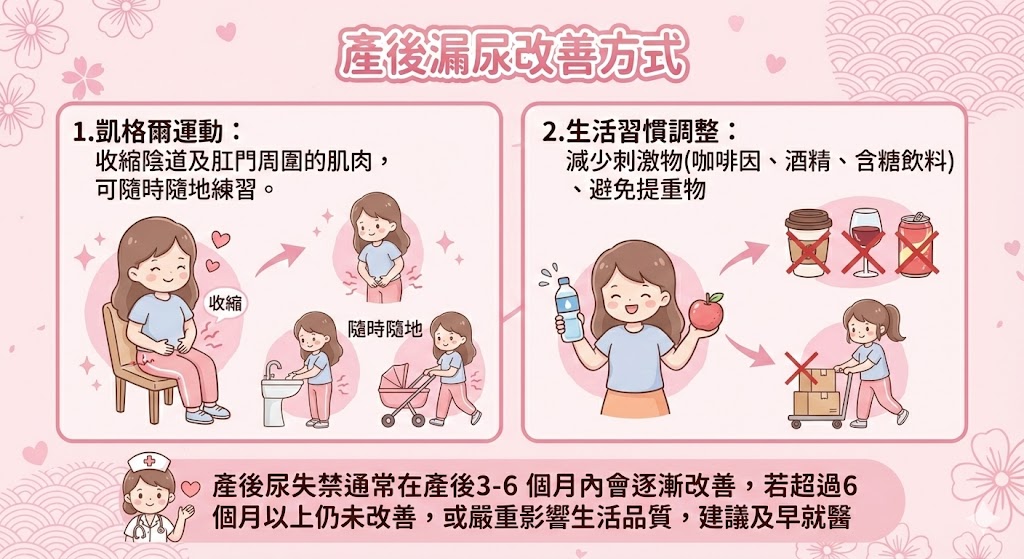 產後漏尿改善方式