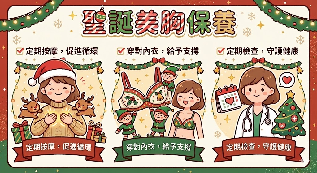 聖誕節美胸保養