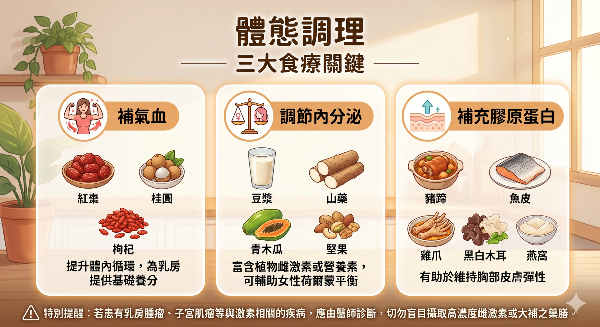 體態調理 三大食療關鍵