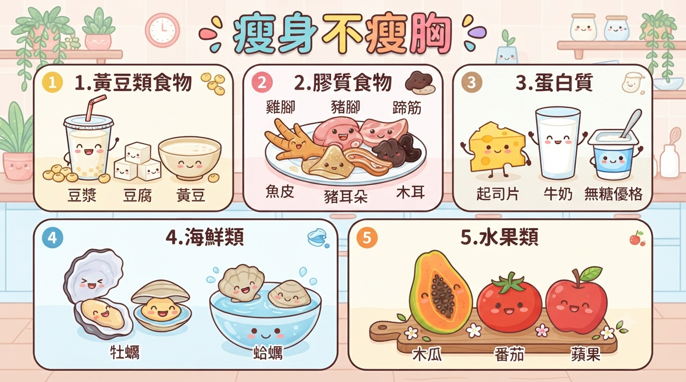 如何吃才能瘦身不瘦胸